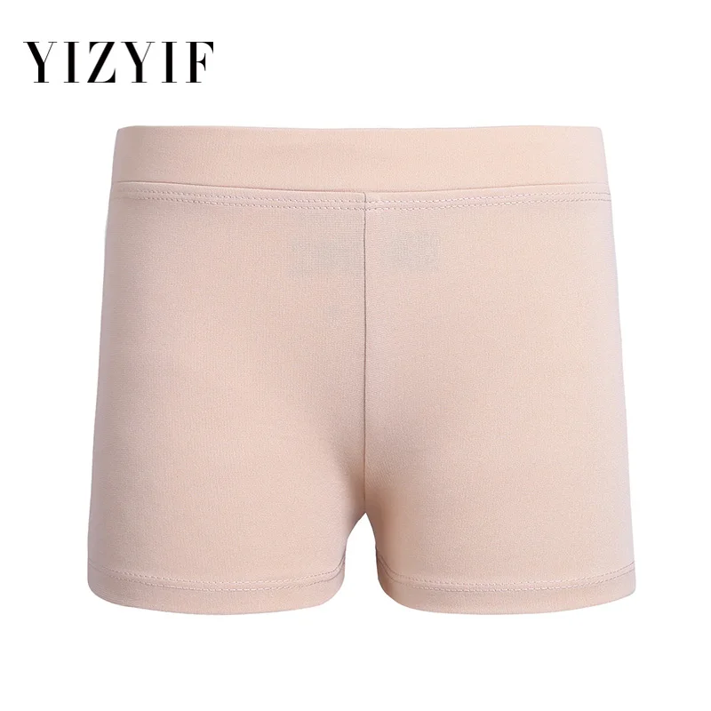 

YiZYiF Girls Boy-cut Shorts Low Rise Activewear Dance Shorts for Yoga Sports Workout Gym Ballet Dance Costumes Leotard Ballet