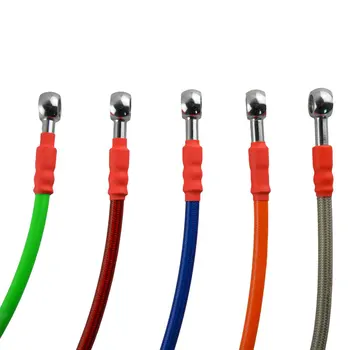 

AHL Dirt Bike Braided Steel Hydraulic Reinforce 230cm 2300mm 2300 Brake line Pipe Clutch Oil Hose Tube For Motorcycle Bike