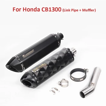 

CB1300 Motorcycle Exhaust System Muffler Exhaust Pipe Mid Link Pipe Slip On Whole Set Pipe For Honda CB1300 CB 1300