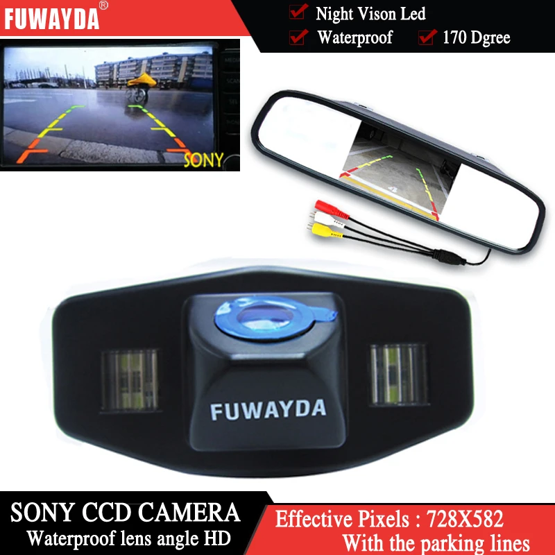 Buy FUWAYDA car rear view backup parking camera sony