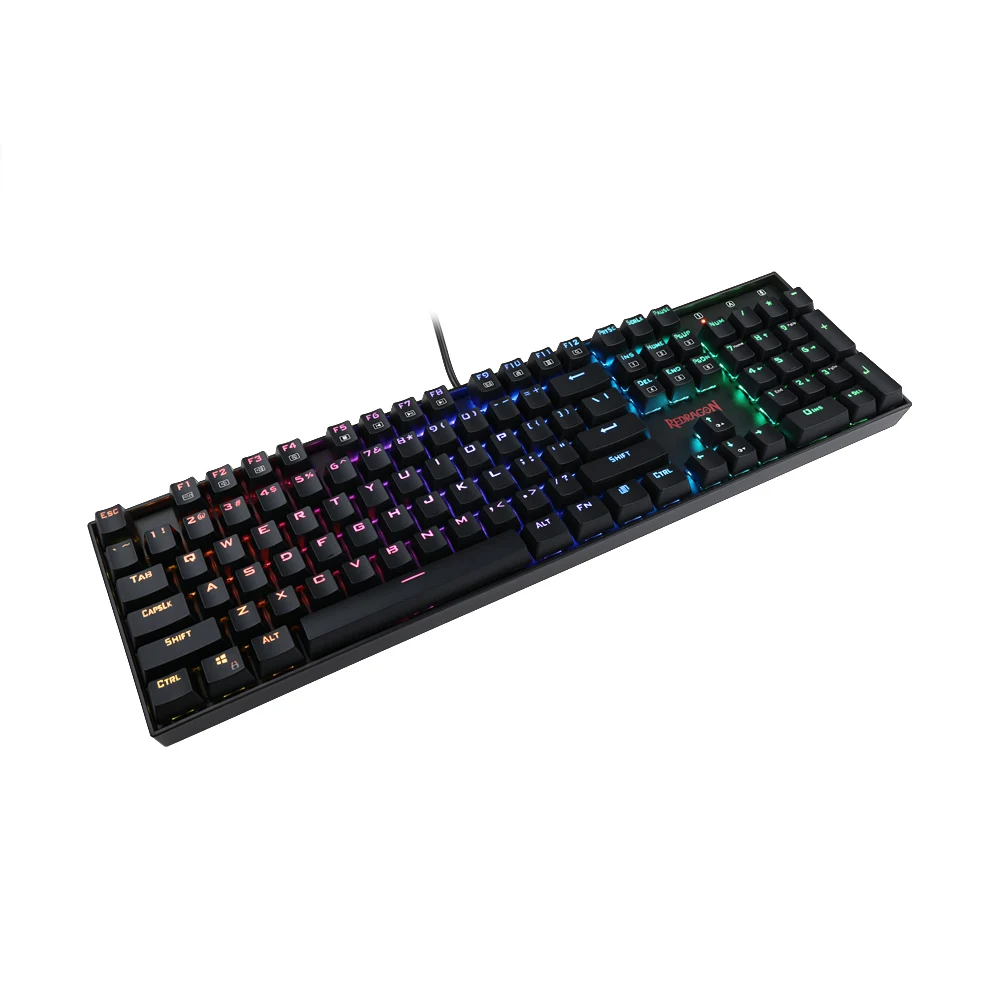 Игровая клавиатура Redragon K551 механическая клавишная с 104 клавишами RGB светодиодный