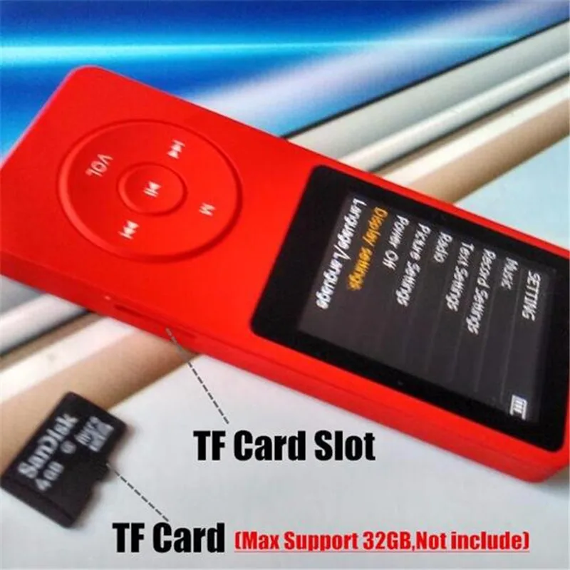 Mp3 плеер с TFT экраном 1 8 дюйма 100% 4 Гб TF/SD карта|mp3 player|music mp3 playersport music player |