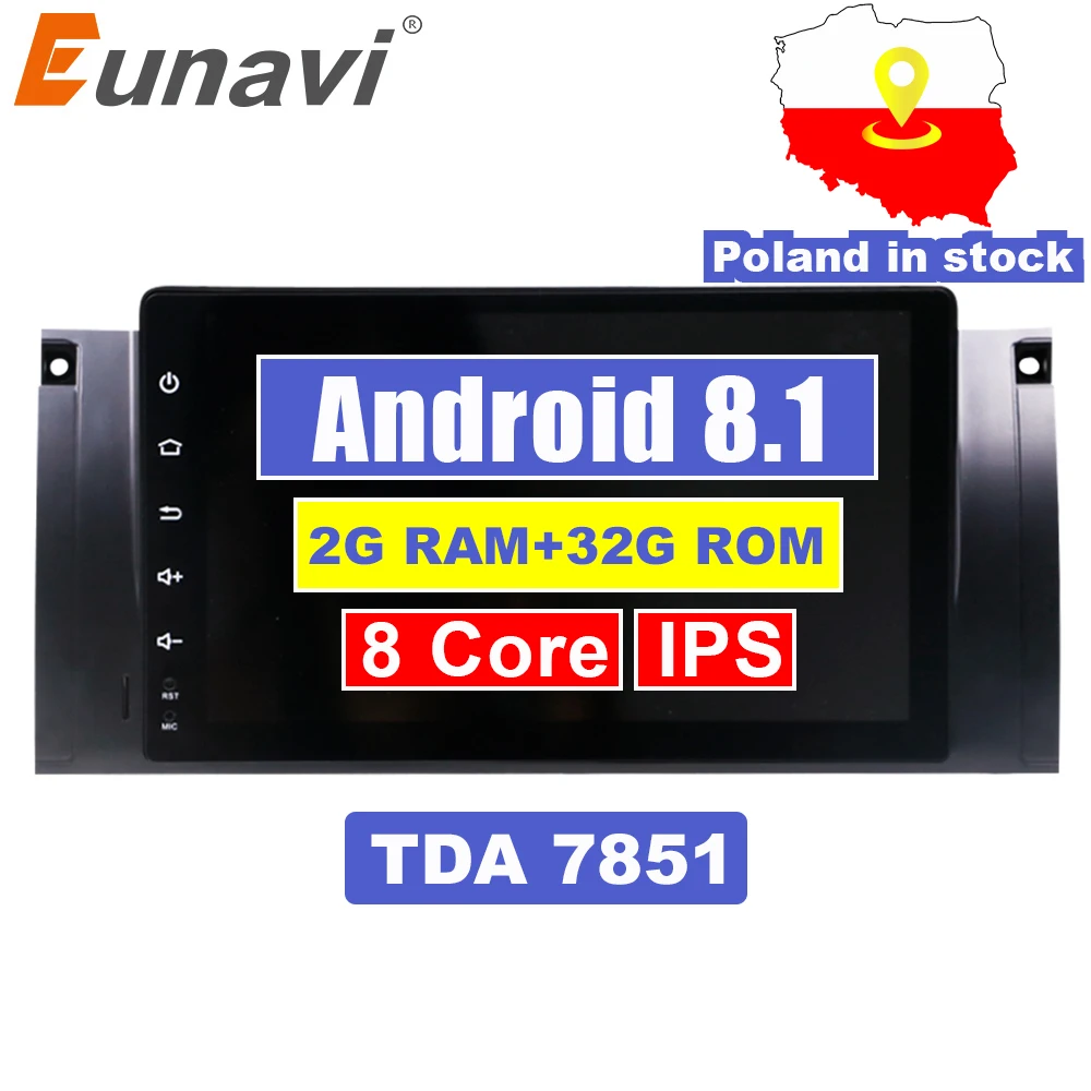 Eunavi 1 Din Android 7 1 8 1 HD 1024 600 font b Car b font