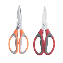 Многофункциональные кухонные ножницы из нержавеющей стали открывалка для бутылок для рыбных чешуек, грецких орехов, креветок, крабов, куриц и уток