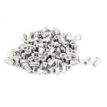

Wholesales item M5 Aluminium Threaded Rivnuts Flat Head Rivet Nuts Nutserts 100pcs