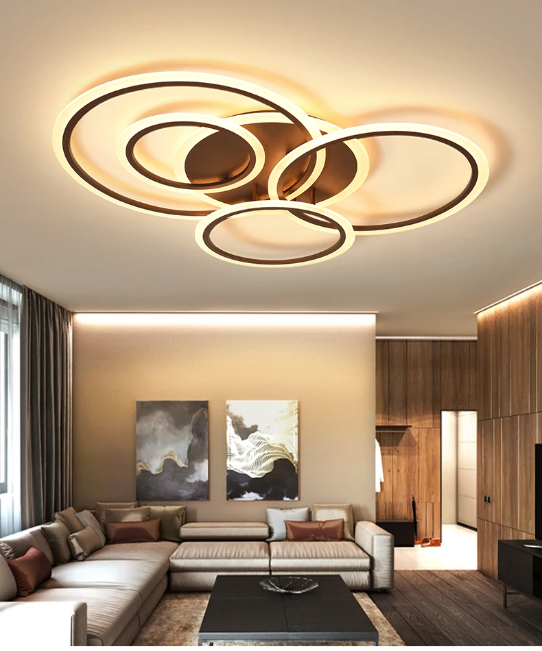 Светодиодный потолочный светильник s для гостиной, спальни, кухни, комнаты, современный светодиодный потолочный светильник AC 110 В 220 В для дома, гостиной, потолочный светильник