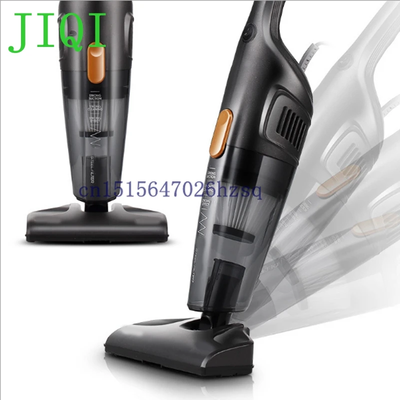 JIQI Mini Household Rod Vacuum Cleaner multifunctional 3 brushes Portable Dust Collector