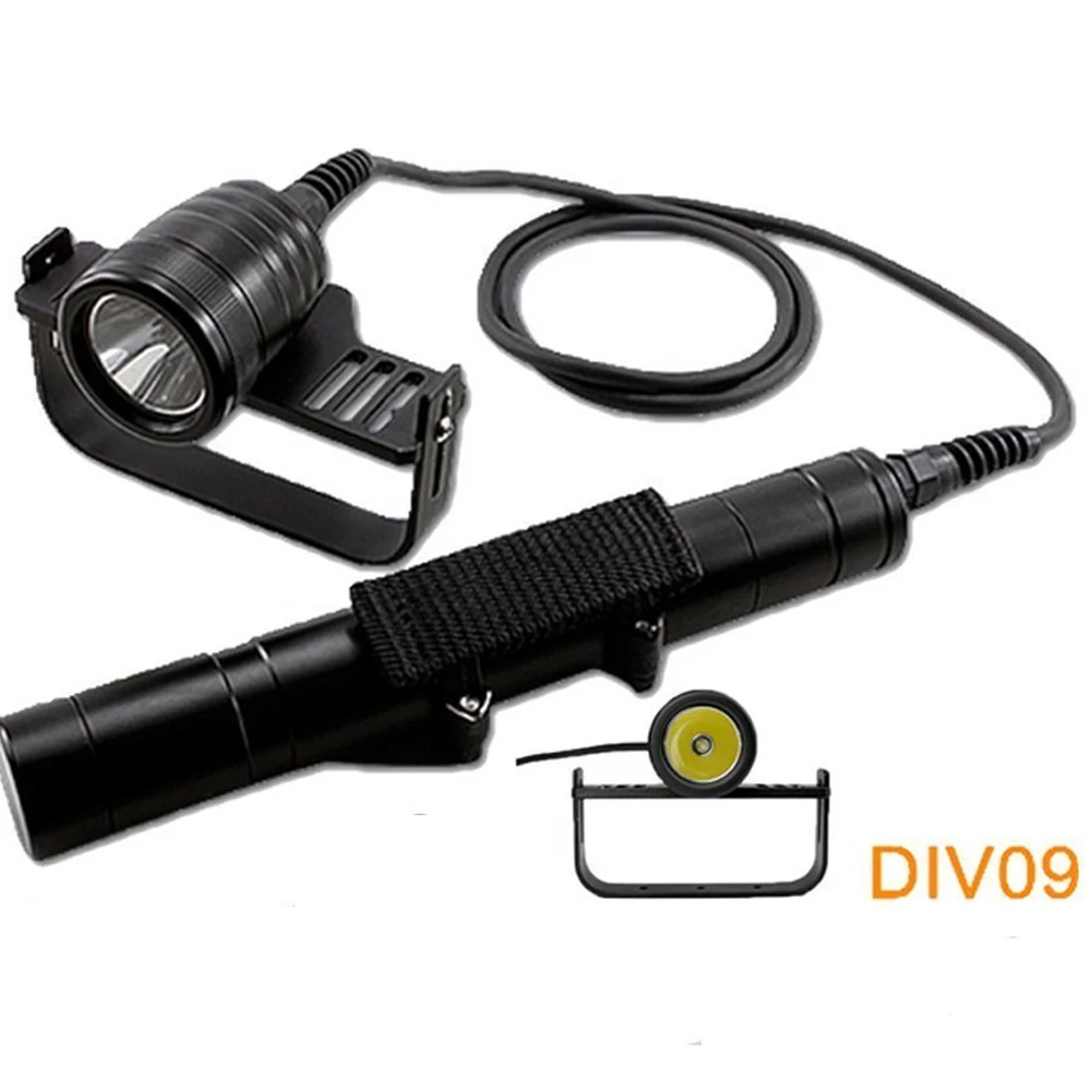 Brinyte DIV09 светодиодный фонарь для дайвинга CREE XML2 1000lm подводный Электрический
