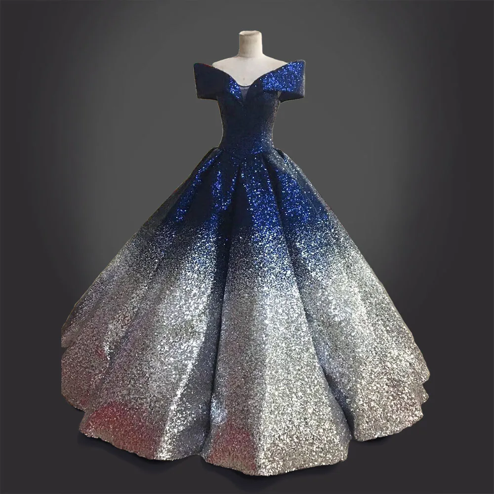

Shiny Pearls and Coloured Dresses Pendulum Ball Gown Pleated Dotted Gown Costume Renaissance Blue Dress