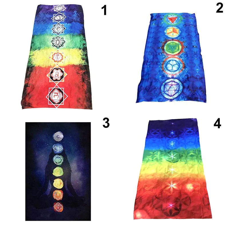 

Polyester Yoga Mat Summer Beach Cloth Tapestry for Home Camping Picnic SMN88