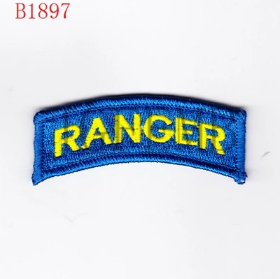 Армии США 75th RANGER военный тактический боевой дух полный вышивка патч - Цвет: B1897