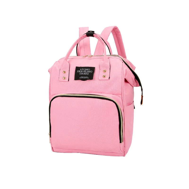 Сумка для подгузников для детских вещей, дорожная сумка для коляски для мамы, рюкзак для подгузников, сумка для ухода за ребенком, аксессуары для детских колясок - Цвет: pink