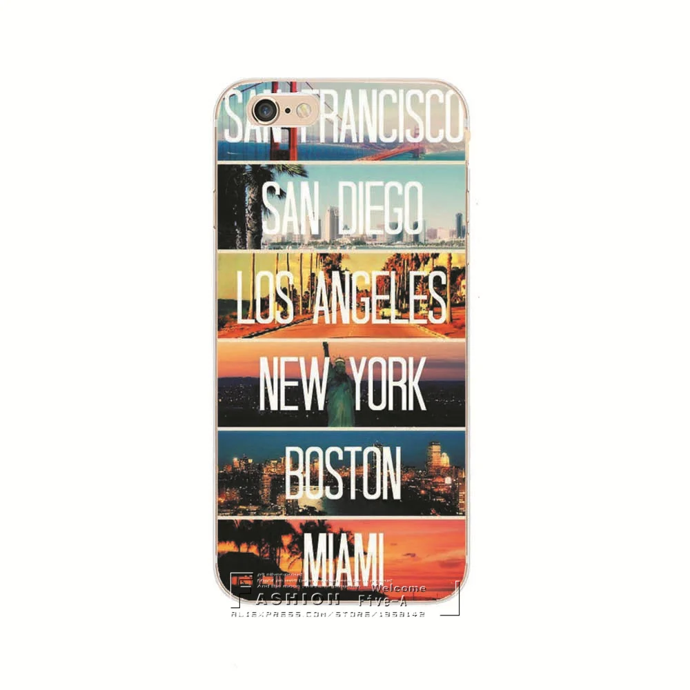 San Francisco San Diego Los Angeles New York Boston Miami