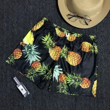 A847 летний отдых пляж короткий купальник сексуальный ананас человек купальник Мужские шорты купальные боксеры одежда для плавания Sunga шорты Спа плавки