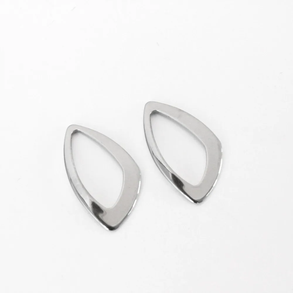 Серьги гвоздики из нержавеющей стали 316L 10 шт./лот 16x29 мм|stainless steel charm pendant|pendants for