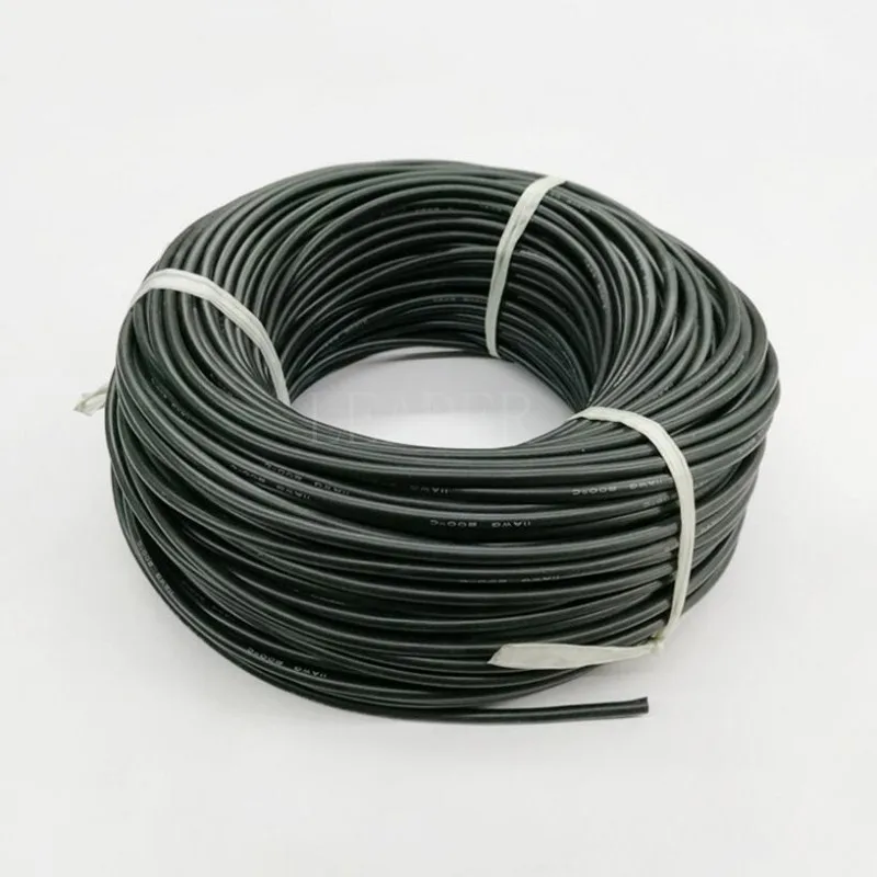 Cable de goma de silicona supersuave y Flexible, 100 por rollo, calibre 14 (AWG), AliExpress Luces e