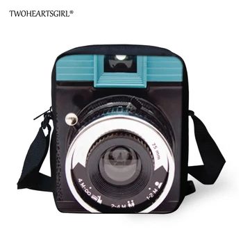 

Twoheartsgirl Men Messenger Bags Vintage Camera Printing Crossbody Bag for Boys Casual Small Children Kids Shoulder Bags