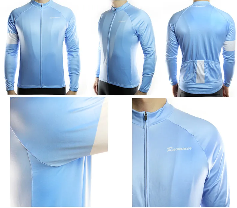 Racmmer новые дышащие Велоспорт Джерси с длинным рукавом Весна Для мужчин рубашка Велосипедный Спорт Одежда Топы корректирующие Велосипедная форма# cx-15