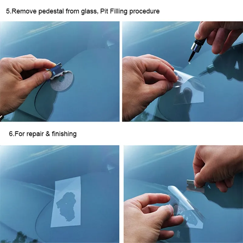 1 Набор инструментов для ремонта лобового стекла автомобиля DIY Kit ветровое стекло для чипа и трещин