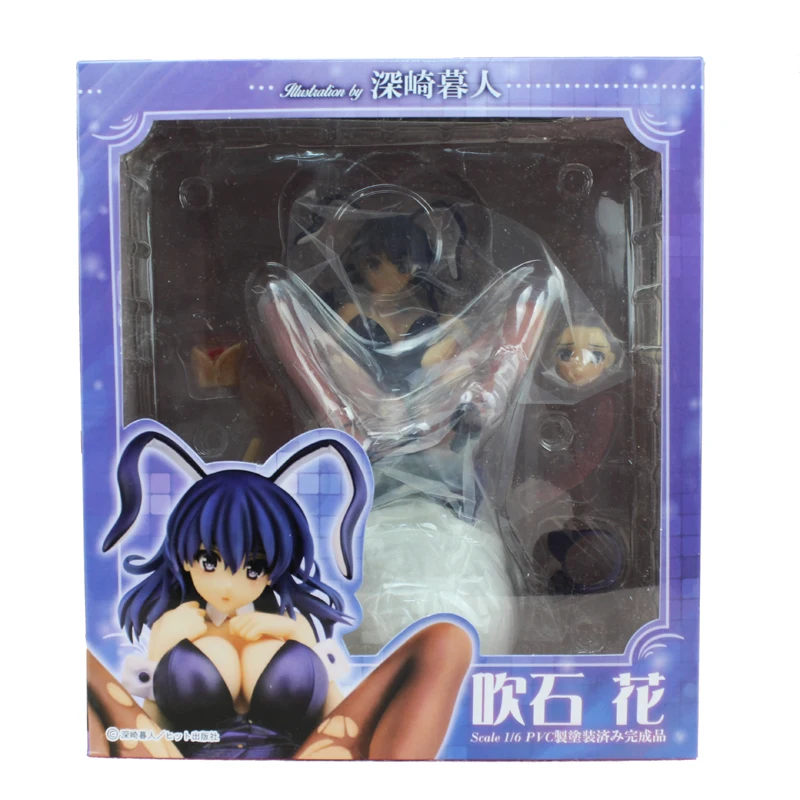 

Free Shipping 6" Skytube Aun Hana Fukiishi Kurehito Misaki Bunny Ver COMIC Hentai Boxed 16cm PVC Action Figure Model Doll Toys