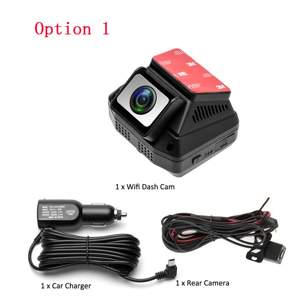 Podofo Wifi скрытый Автомобильный dvr 2 45 &quotNovatek 96658 Dash Cam HD двойной объектив видео