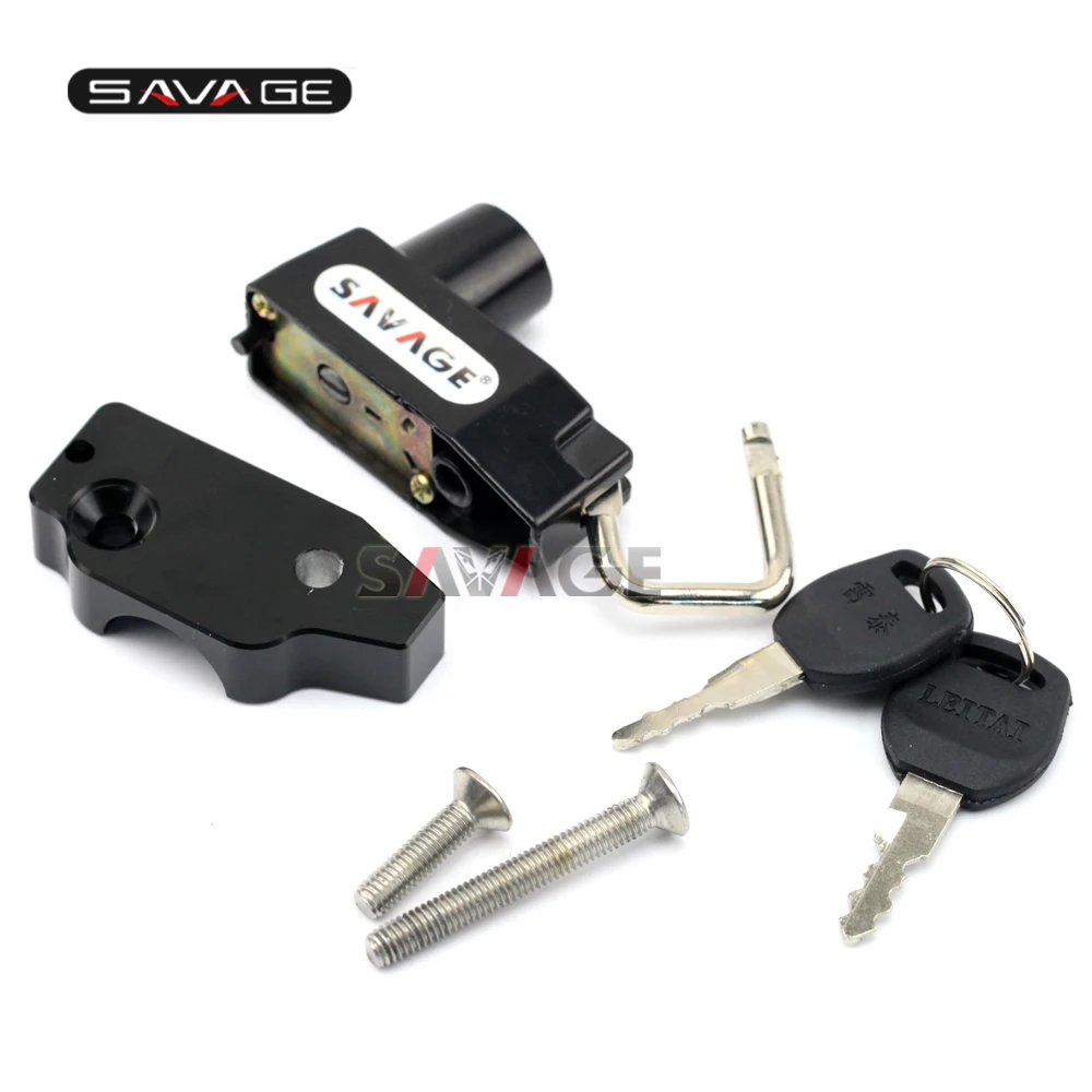 

Helmet Lock For YAMAHA XTZ660 Tenere XTZ750 XJR400 XJR1200 XJR1300 XZ550 XVS 125/250 Drag Star Motorcycle Handlebar Clamp Cover