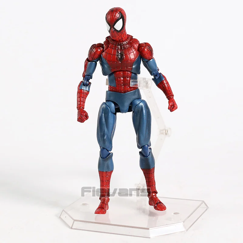 MAFEX No.075 The Amazing Spiderman Spider Man Comic Ver. PVC Action Figure  Collectible Model Toy