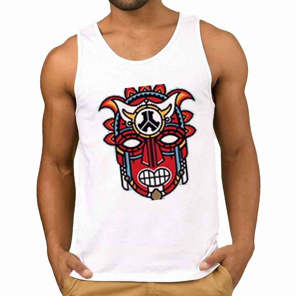 

Boy Summer Game Defqon 1 Casual Tops Fashion Designer Mens White Sleeveless Bodybuilding Stringers