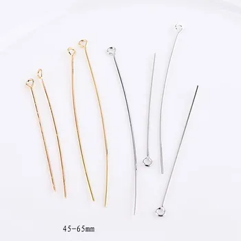 

connecting needle environmental protection electroplating 9 word needle DIY earring ornament sweater chain material accessories