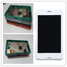 Для sony Xperia Z3 Compact lcd сенсорный дисплей D5803 D5833 дигитайзер+ рамка для sony z3 mini Замена экрана