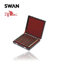 Swan SW24H-7TJ Gold Color 24 Holes 7 Keys Harmonica Set High End Performance Harmonicas In Gift Box Musical Instrument Harps
