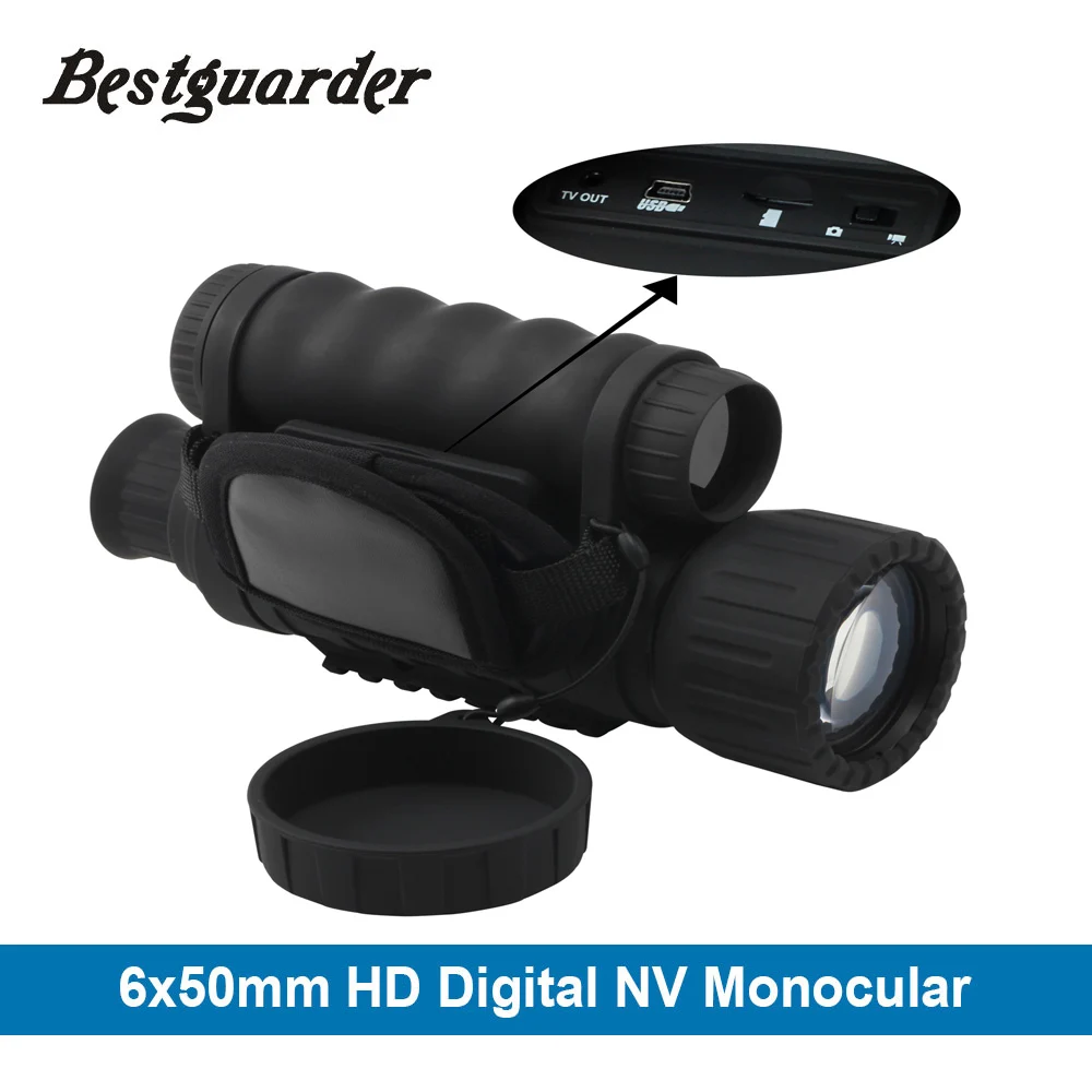 Инфракрасная камера ночного видения Bestguarder инфракрасная с функцией 6x50 Zoom Record