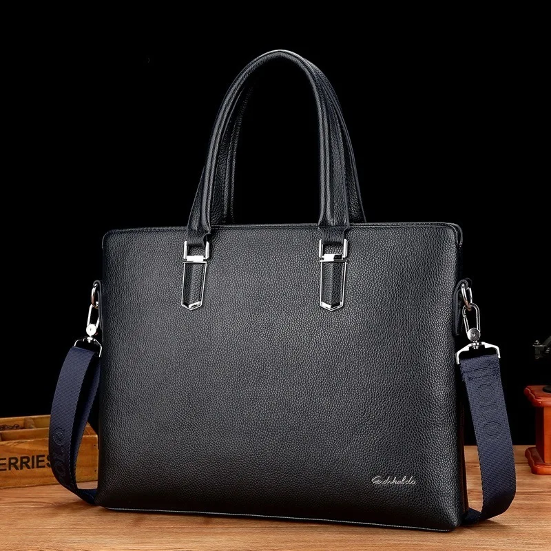 

Men's Handbag Messenger bag designer luxury purses brand leather Document Trend Pu Leatherwear Package Will Capacity hot sale