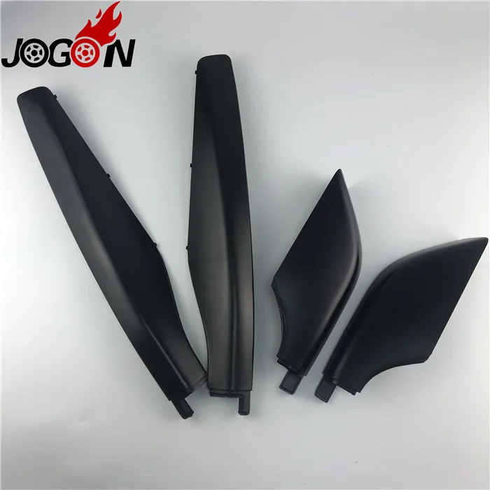 Accessories 4x Black ABS Roof Rack Rail End Protective Cover Shell For Mitsubishi Pajero Montero 1999-2017 Car styling