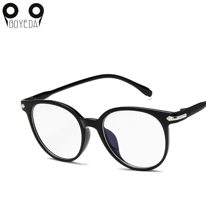

BOYEDA New Women Ultralight Eyewear Lady Optical Frames Myopia Nerd Eyeglasses computer Spectacle Metal Decoration Glasses Frame