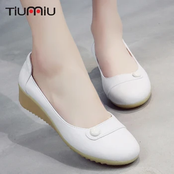 

Doctor Nurse's Shoes Summer Soft Sole High Quality White Women Wedge Sandals Hospital Medical Work Shoes Garden Breathable Shoes