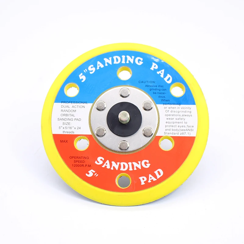 5 inches 6holes air sander pad 5