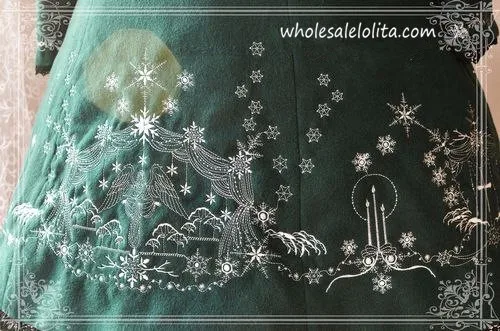 PrincessTea/вечерние зимние пальто в стиле Лолиты с вышивкой в виде хлопьев; распродажа