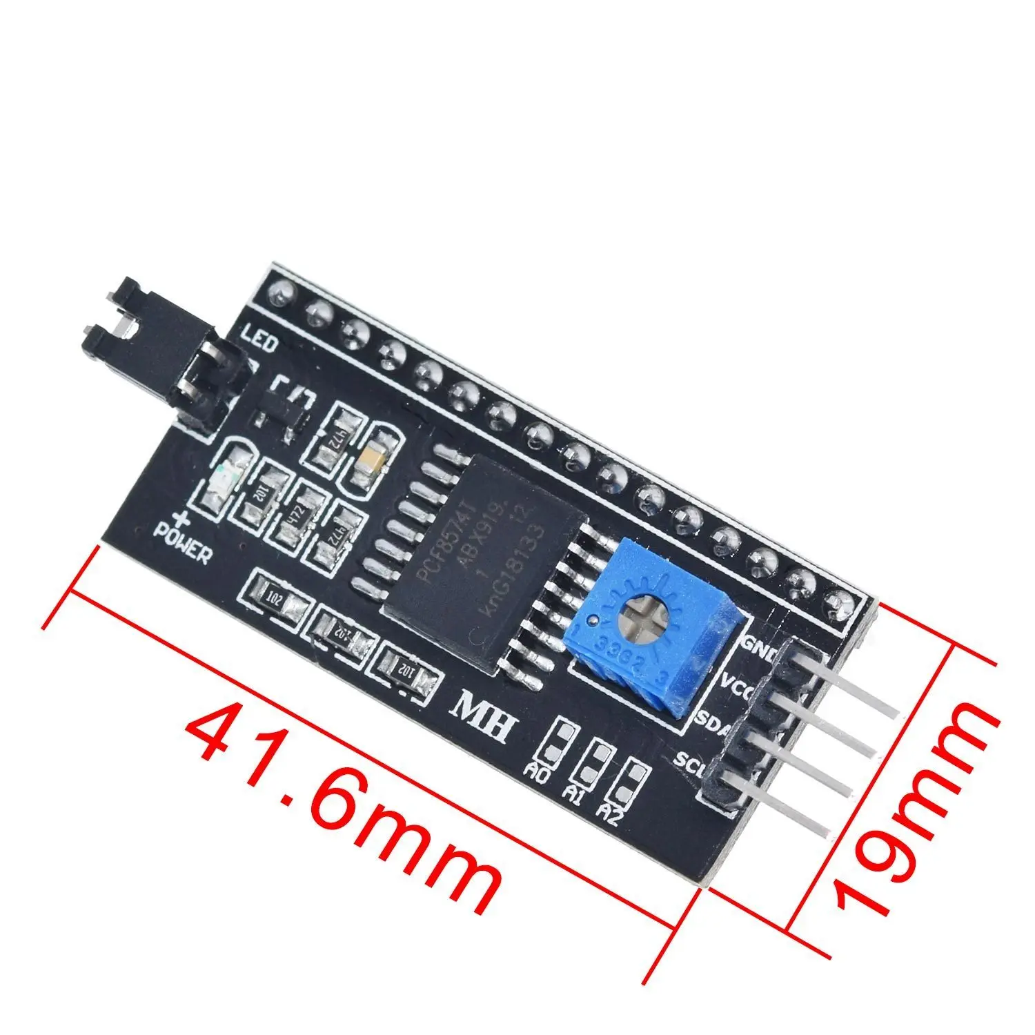 IIC IEC TWI последовательный интерфейс SPI порт платы для Arduino 1602 2004 ЖК-дисплей 1602 плата адаптера ЖК-адаптер конвертер Модуль PCF8574