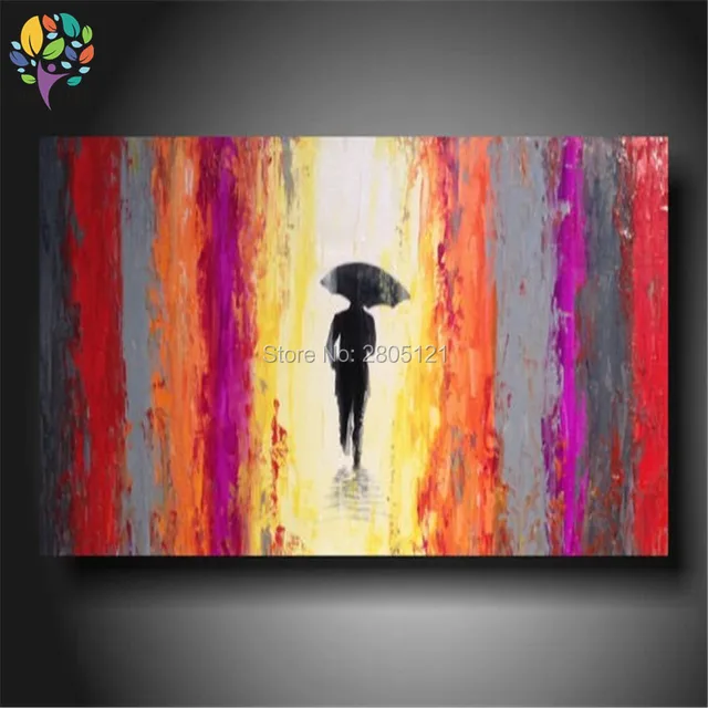 Handgemachte ölgemälde Auf Leinwand Einzelnen Mann Moderne Beste Handgemachte ölgemälde Auf Leinwand Einzelnen Mann Moderne Beste Kunst Abstrakte Malerei Original Rot Rosa