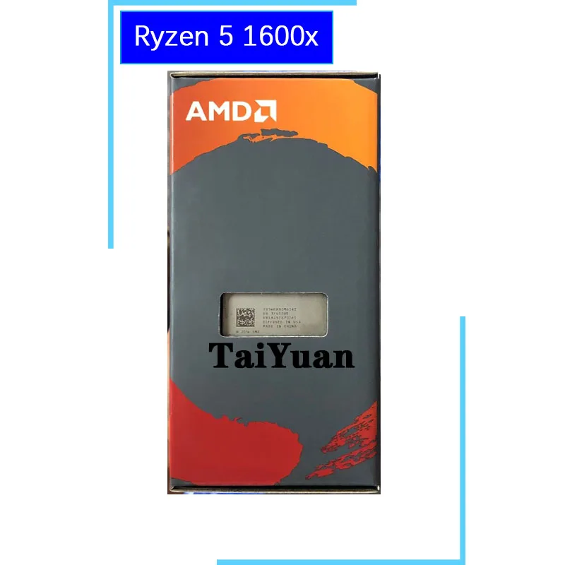 Четырехъядерный процессор AMD Ryzen 5 1600X R5 3 6 GHz с двенадцатью нитями 95W L3 = 16M YD160XBCM6IAE