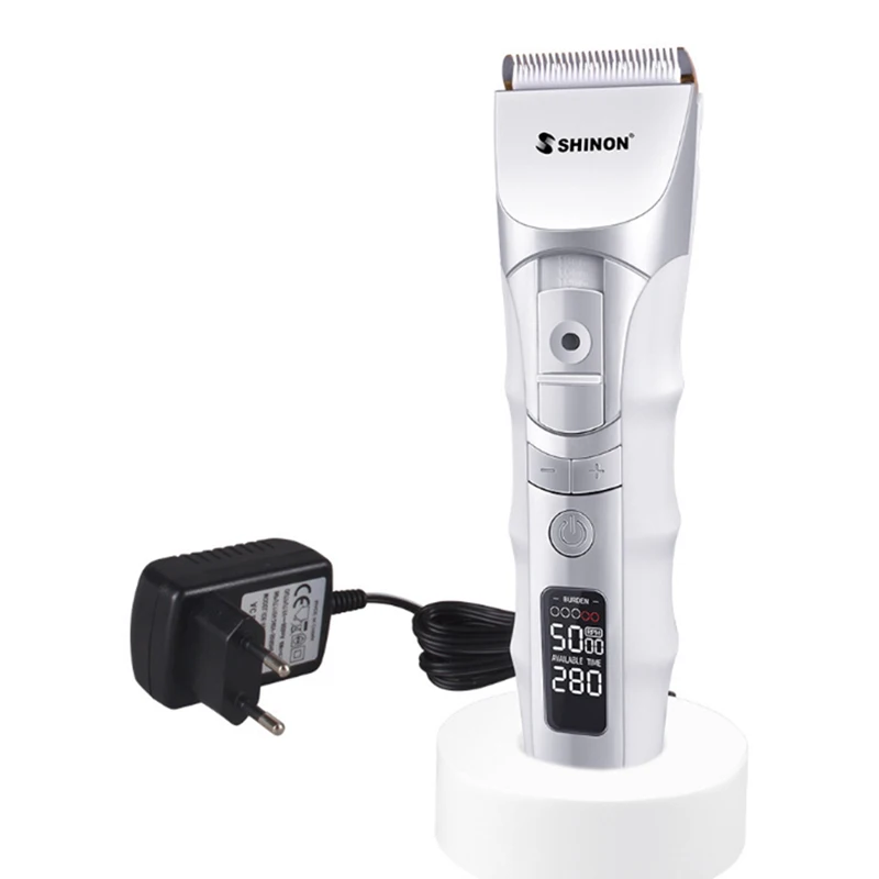 

Professional High Performance LED Hair Trimmer Kit For Men With LED Screen Hair Clippers Cordless Waterproof Haircut Kit EU Plug