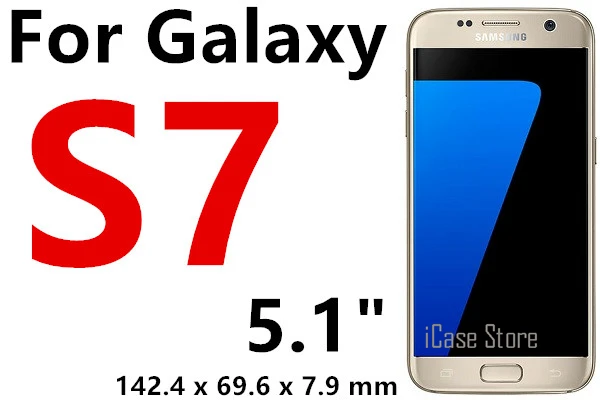 Закаленное Стекло Экран протектор для Samsung Galaxy A3 A5 A310F A510F J3 J320 J5 J500 J7 J700 S3 DUOS S4 S5 NEO G903F S6 S7 - Цвет: For Galaxy S7