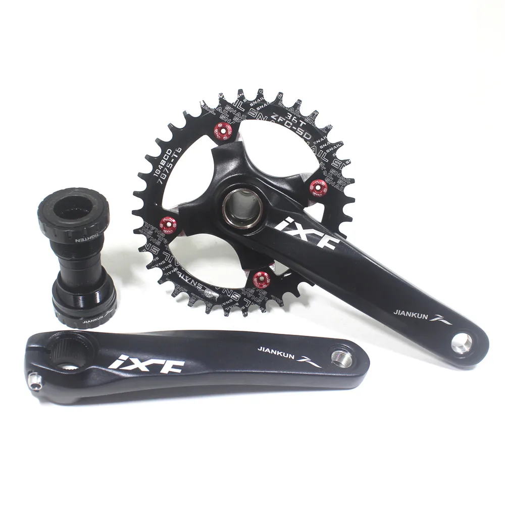 36T Black IXF Mtb велосипед кривошипно 170 мм с 104 BCD узкий широкий звезду 32/34/36 T кривошипно - Цвет: 36T Black