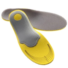 Soft 1 Pair Arch Foot Orthotics Shoe Insoles Pad High Elasticity Inner Sole Pad 3D Premium Comfortable Orthotic Insoles FM1072