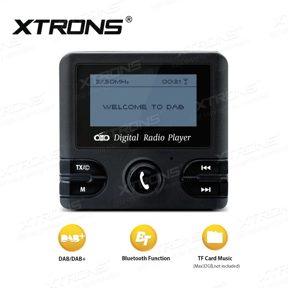 XTRONS DAB04 Digital DAB Radio Receiver with FM Transmitter & Bluetooth