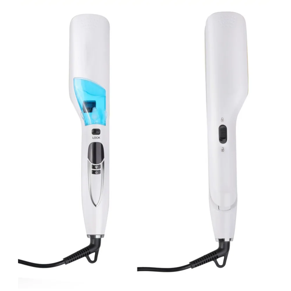 

Steam Hair Straightener iron Spray Straightener Comb Injection Painting 450F Straightening Irons Hair Care