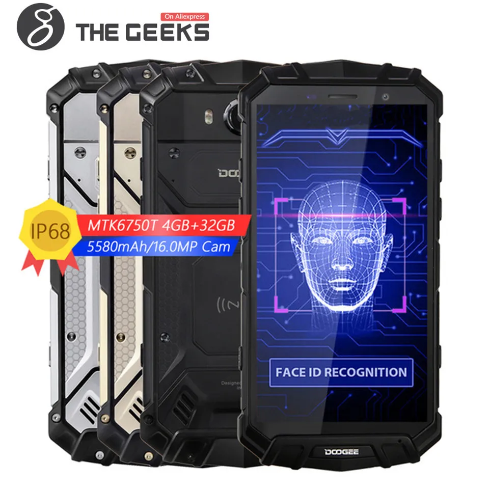 Новый DOOGEE S60 Lite IP68 воды Беспроводной зарядки 5580 мА/ч 12V2A Quick Charge 5 2 ''FHD MT6750T Octa Core 4