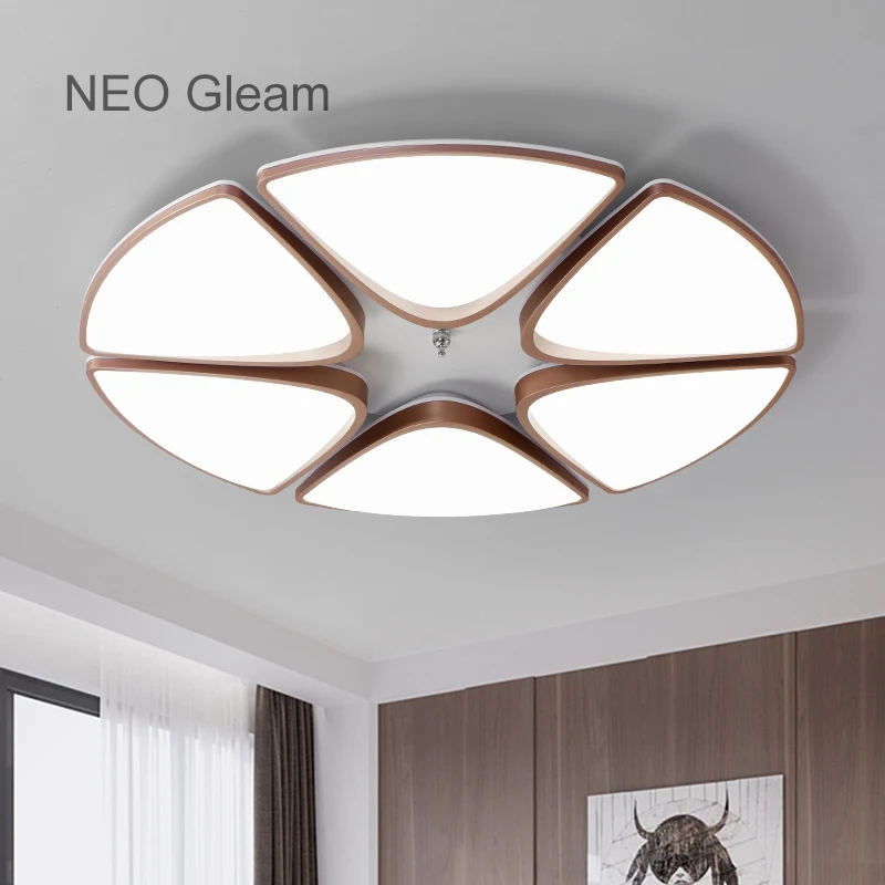 

NEO Gleam Round Dimming LED Ceiling Lights For Living Room Bedroom AC85-265V Modern Led Ceiling Lamp Fixtures lampara techo