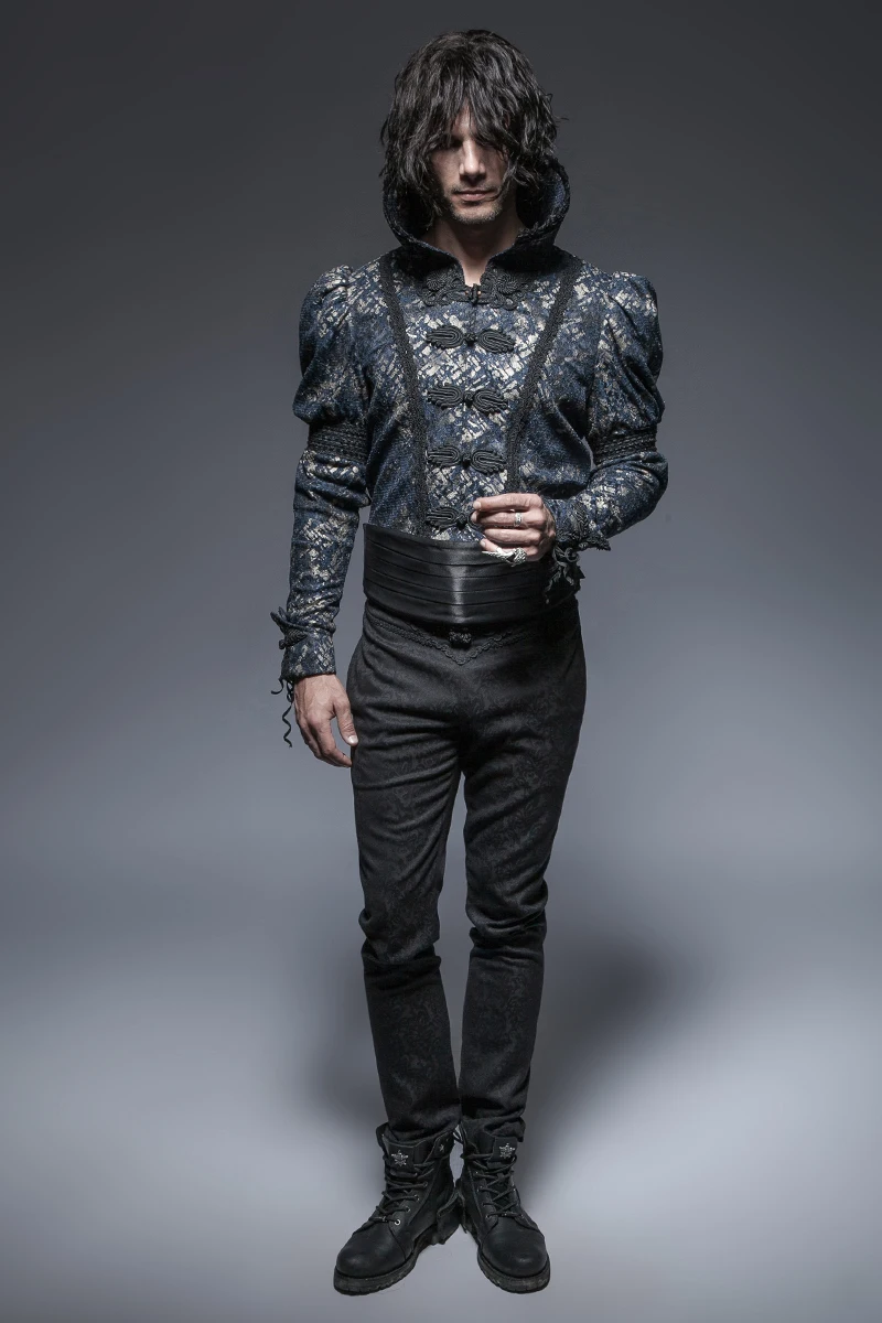 

Vintage Men's Black Waist Bands Cummerbunds Printed Shirts Wedding Dressing Party Accessory Special For Males